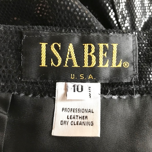 Isabel Black Shimmery Jeans Style Pants 10 - Picture 8 of 8